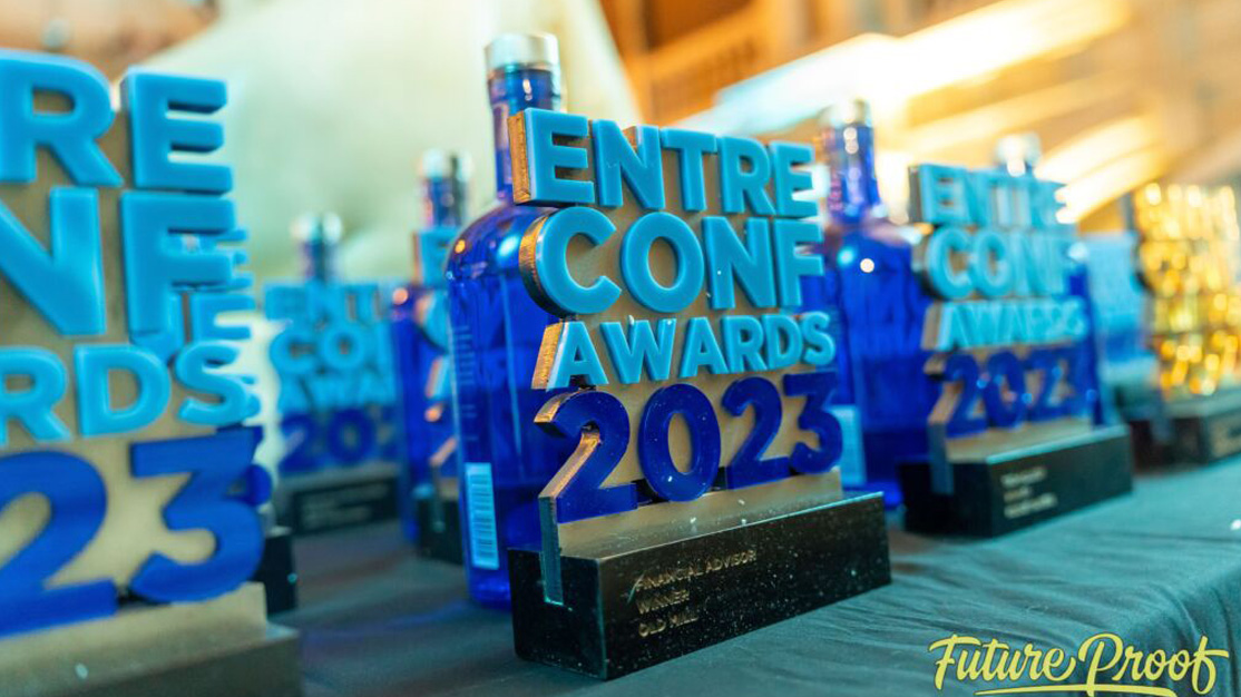 This image shows an entreconf 2023 award