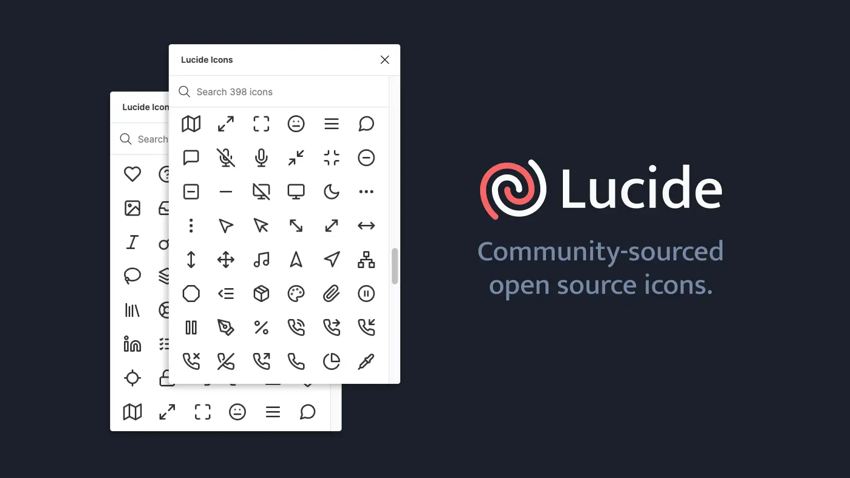 A preview of the Lucide plugin